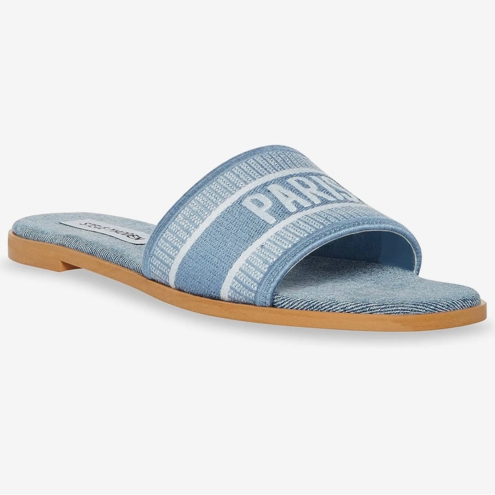 Steve Madden Knox Denim Sandals Paris